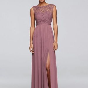 David’s bridal bridesmaid dress